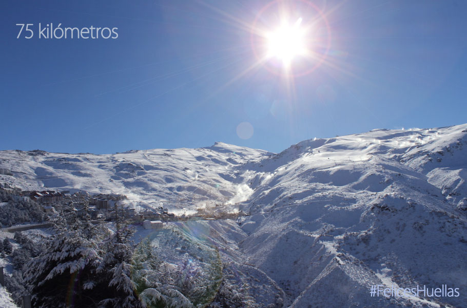 SIERRA NEVADA LLEGA A LOS 75 KILÓMETROS GRACIAS A LAS ÚLTIMAS NEVADAS