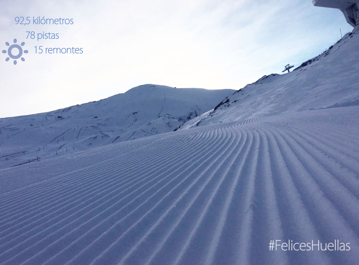 92,5 KILÓMETROS DE DOMINIO ESQUIABLE Y 78 PISTAS OFRECE DESDE HOY SIERRA NEVADA