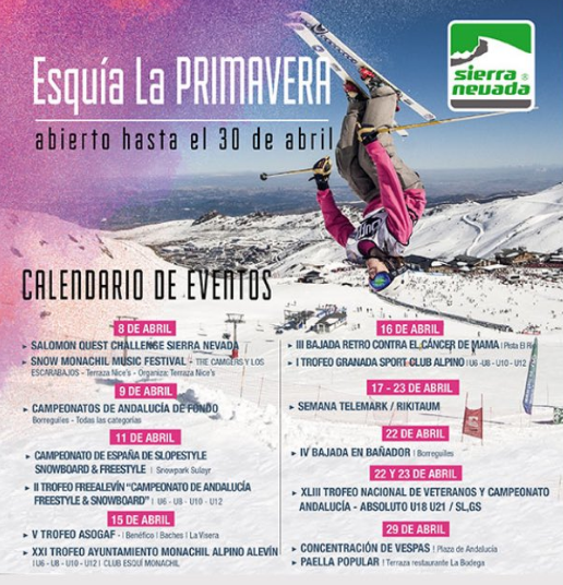 Sierra Nevada abre la campaña de primavera con la venta, desde este lunes, de 3.000 forfaits a 20 e
