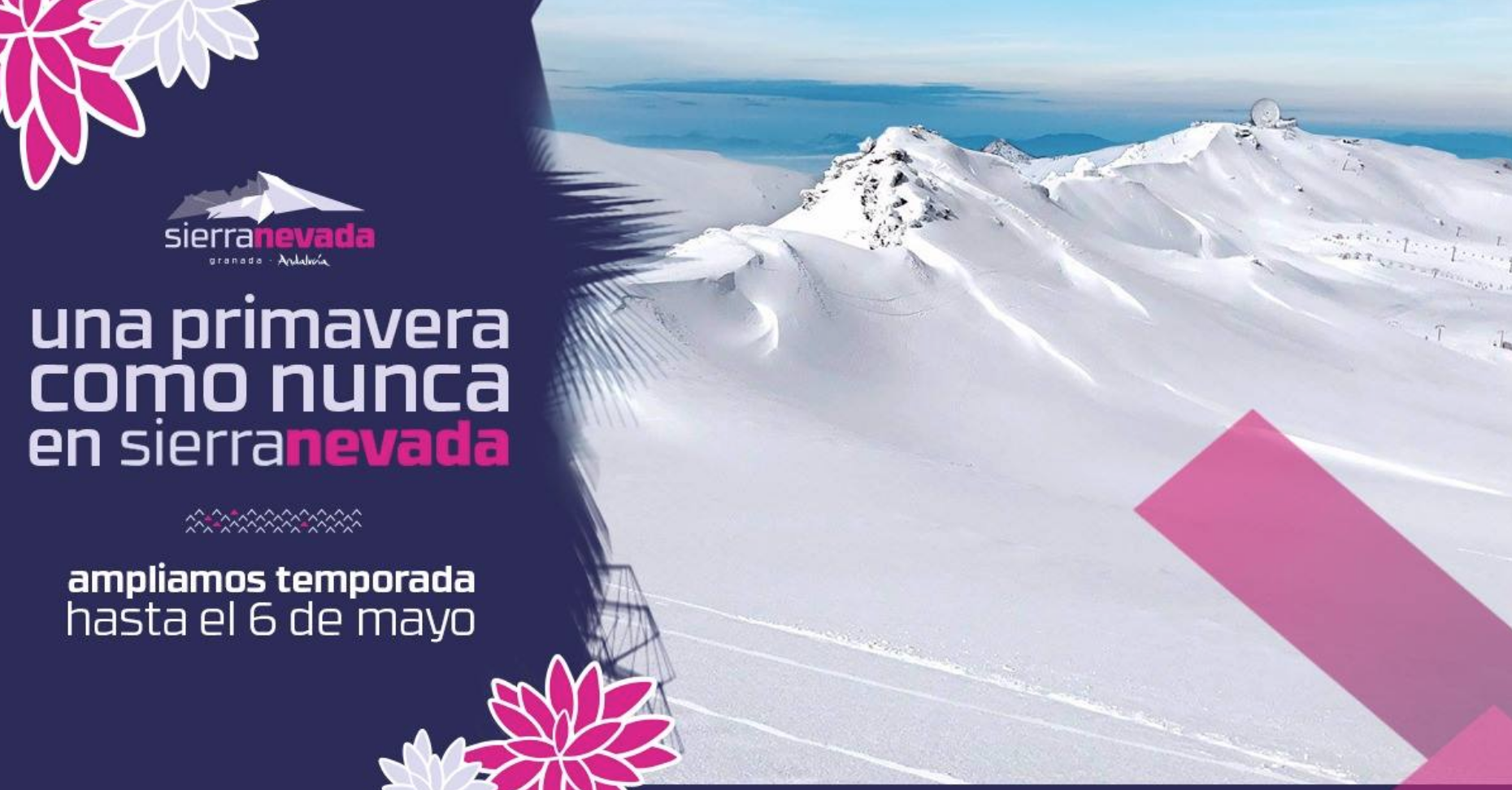 SIERRA NEVADA AMPLÍA LA TEMPORADA DE ESQUÍ HASTA EL 6 DE MAYO